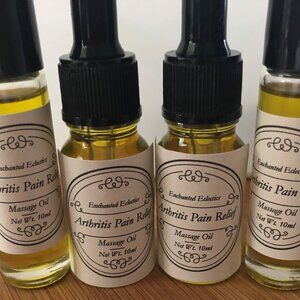 Arthritis Pain Relief Oil Blend *Fast Pain Relief Massage Oil * ORGANIC * VEGAN